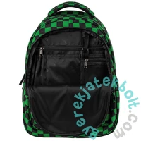BackUp iskolatáska, hátizsák - 3 rekeszes - Checkerboard Gree (PLB8X73)