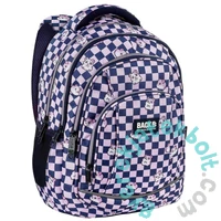 BackUp iskolatáska, hátizsák - 3 rekeszes - Checkerboard Hamsters (PLB8A30)