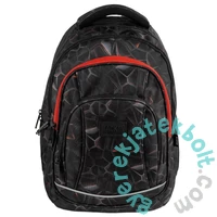 BackUp iskolatáska, hátizsák - 3 rekeszes - Techno Red (PLB8A75)