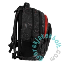 BackUp iskolatáska, hátizsák - 3 rekeszes - Techno Red (PLB8A75)
