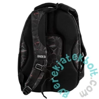 BackUp iskolatáska, hátizsák - 3 rekeszes - Techno Red (PLB8A75)