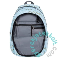 hátizsák mellpánttal - 3 rekeszes - Arany cikkcakk