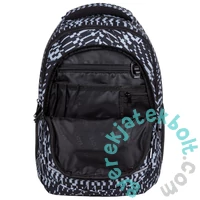 BackUp iskolatáska, hátizsák mellpánttal - 4 rekeszes - Noise