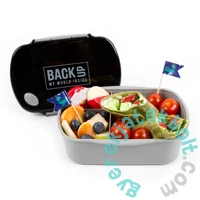 BackUp műanyag csatos uzsonnás doboz - Fekete (SB7B56)