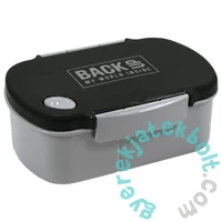 BackUp műanyag csatos uzsonnás doboz - Fekete (SB7B56)