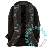 Derform - BackUp Terepmintás Dinoszaurusz hátizsák - 3 rekeszes - Moro (PLB4P113)