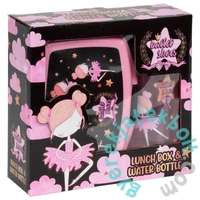 Balerina uzsonnás doboz kulaccsal - Ballet shoes - pink (ZSBABL12)