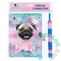 Cleo és Frank Kutyás kulcsos napló POP IT karkötővel - Just love me