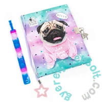 Cleo és Frank Kutyás kulcsos napló POP IT karkötővel - Just love me