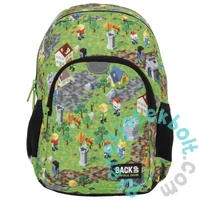 BackUp ovis hátizsák mellpánttal - 1 rekeszes - Game pixel (PLB5T61)