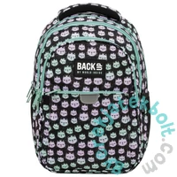 BackUp cicás iskolatáska, hátizsák - 3 rekeszes - Colour Kitty