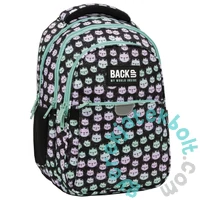 BackUp cicás iskolatáska, hátizsák - 3 rekeszes - Colour Kitty