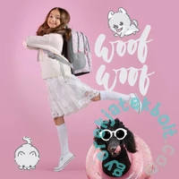 BackUp kutyás iskolatáska, hátizsák - 3 rekeszes - Puppys