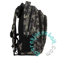 BackUp terepmintás iskolatáska, hátizsák - 3 rekeszes - Army - GROW WITH ME