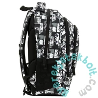 hátizsák - 3 rekeszes - Black Manga