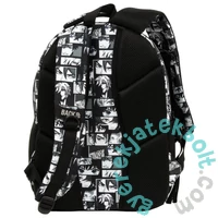 hátizsák - 3 rekeszes - Black Manga