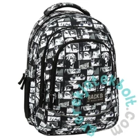 BackUp iskolatáska, hátizsák - 3 rekeszes - Black Manga
