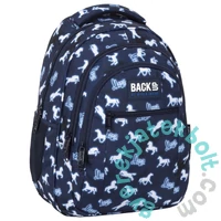 BackUp lovas iskolatáska, hátizsák mellpánttal - 3 rekeszes - Magic is in You