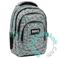 BackUp kutyás iskolatáska, hátizsák mellpánttal - 4 rekeszes - Bulldog