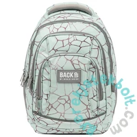 BackUp iskolatáska, hátizsák mellpánttal - 4 rekeszes - Marble