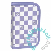 BackUp 2000-es évek felszerelt tolltartó - Lila-fehér kockás (PB6SW29)