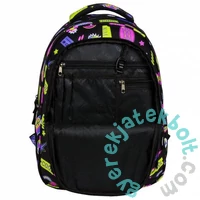 BackUp 2000-es évek hátizsák - 2 rekeszes - Színes matricák (PLB6X11)