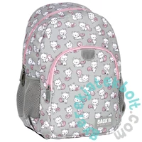 BackUp Cicás ovis hátizsák mellpánttal - 1 rekeszes - Táncoló cicák (PLB6T26)