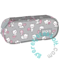 BackUp Cicás ovális tolltartó - Táncoló cicák