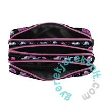 BackUp egyterű tolltartó - Glitter Hearts (PB8G32)