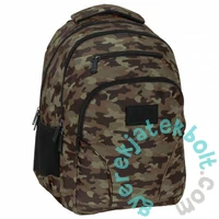 BackUp Fiús hátizsák - 3 rekeszes - Terepmintás (PLB6W60)