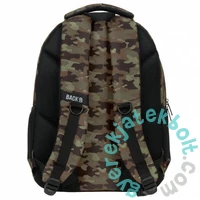 BackUp Fiús hátizsák - 3 rekeszes - Terepmintás (PLB6W60)
