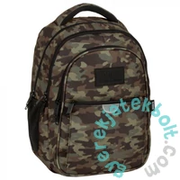BackUp Fiús hátizsák - 3 rekeszes - Terepmintás