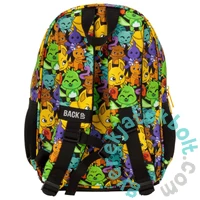 BackUp Fiús ovis hátizsák mellpánttal - 1 rekeszes - Űrbéli állatkák (PLB6T62)