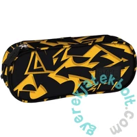 BackUp Geometrikus ovális tolltartó - Sárga nyilak