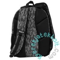 BackUp hátizsák - 2 rekeszes - Black, grey (PLB7W58)