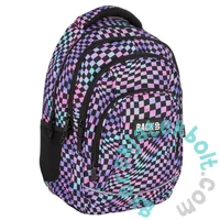 BackUp iskolatáska, hátizsák - 3 rekeszes - Blue pepita (PLB7A20)