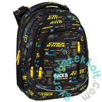 BackUp iskolatáska, hátizsák - 3 rekeszes - Ciber attack (PLB7R50)