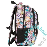 BackUp iskolatáska, hátizsák - 3 rekeszes - Girls (PLB7O14)