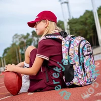 BackUp iskolatáska, hátizsák - 3 rekeszes - Girls (PLB7O14)