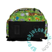 BackUp iskolatáska, hátizsák - 3 rekeszes - Pixel game (PLB7R61)