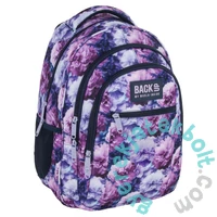 BackUp iskolatáska, hátizsák - 3 rekeszes - Virágos (PLB7O02)