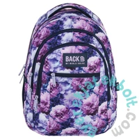 hátizsák - 3 rekeszes - Virágos (PLB7O02)