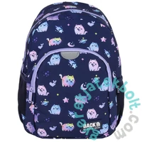 hátizsák mellpánttal - 1 rekeszes - Blue cat (PLB7T25)
