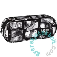 BackUp Mangás ovális tolltartó - Anime fekete fehérben