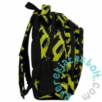 BackUp Neon hátizsák - 2 rekeszes - Sárga ecsetvonások (PLB6X54)