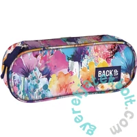 BackUp Virágos ovális tolltartó - Nyári virágok