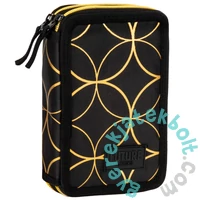 BlackUp felszerelt emeletes tolltartó - Geometrikus körminta (PWDDF39)