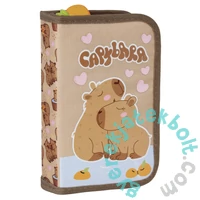Capybara ergonomikus iskolatáska szett felszerelt kihajtható tolltartóval - Love (TEMBKB10-3-szett)