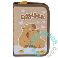 Capybara ergonomikus iskolatáska szett felszerelt kihajtható tolltartóval - Love (TEMBKB10-3-szett)