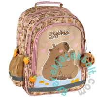 Capybara iskolatáska szett ovális tolltartóval - Love (PL15BKB10-2-szett)